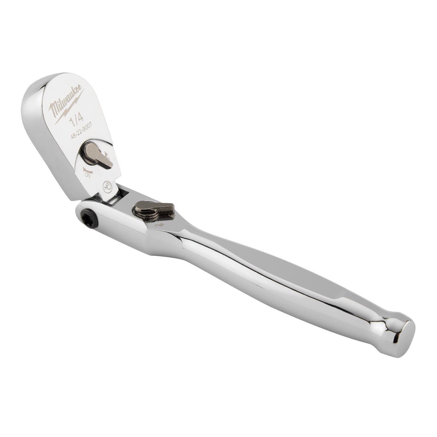 MW 1/4 in. drive SAE Flex Head Ratchet 90 teeth