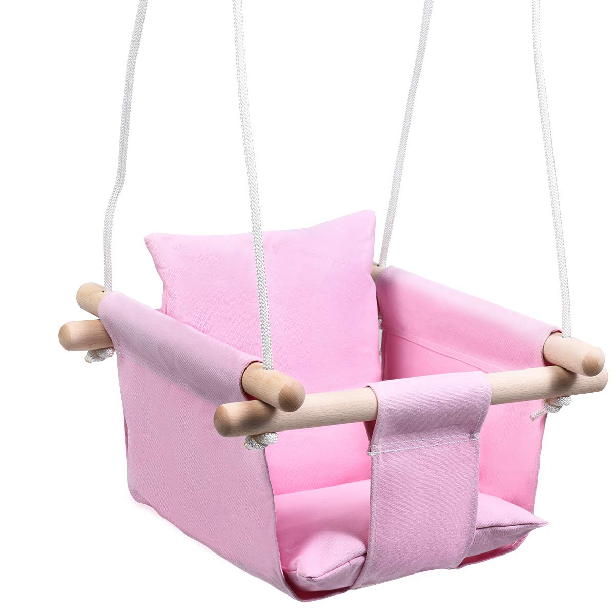 Baby Canvas Hanging Swing Seat, Kids Classic Swing Toddler Secure