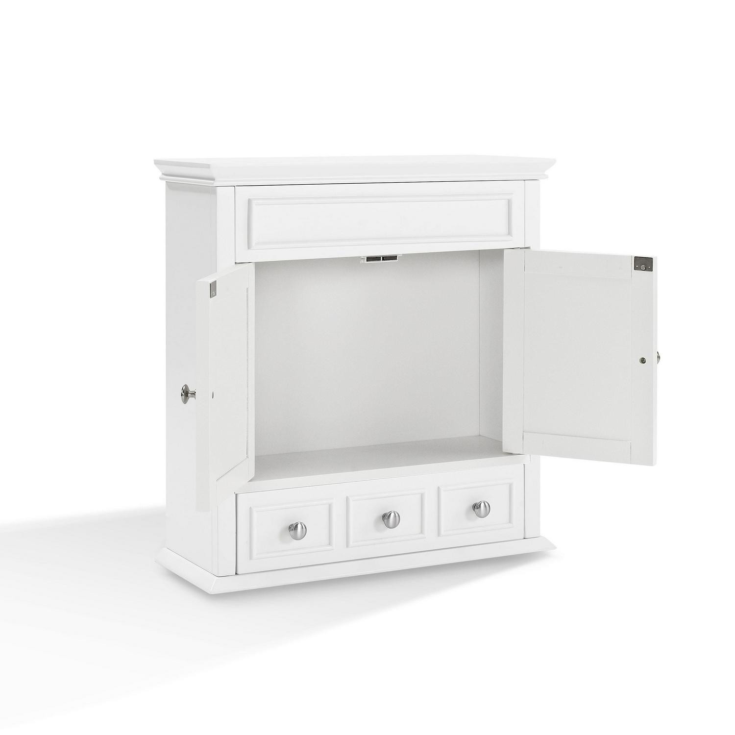 Crosley Lydia Wall Cabinet-Color:White