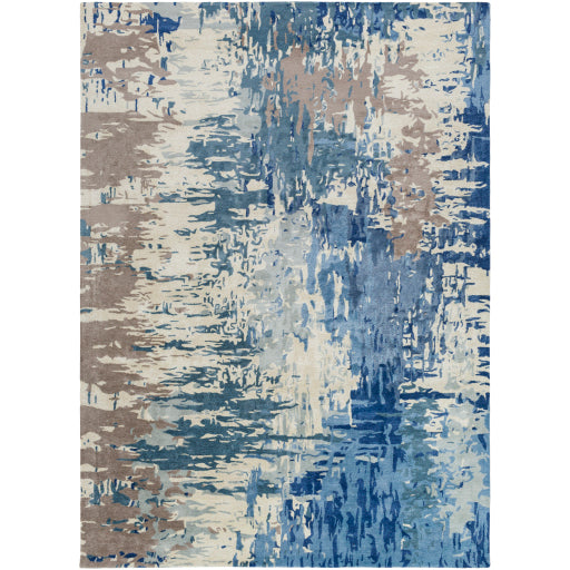 Banshee Wool Global Dark Blue Rug