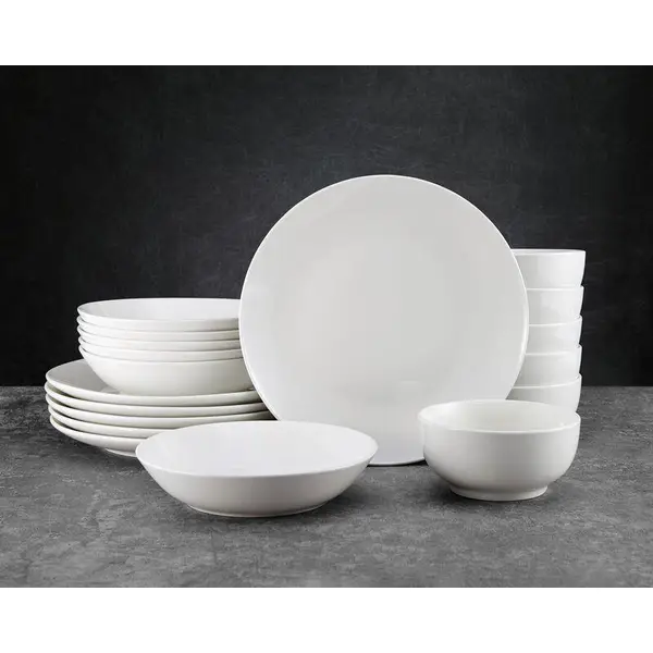 Studio Nova 18-Piece Alexis Porcelain Dinnerware Set