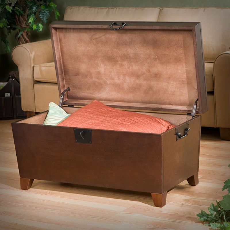 Pyramid Espresso Trunk Coffee Table