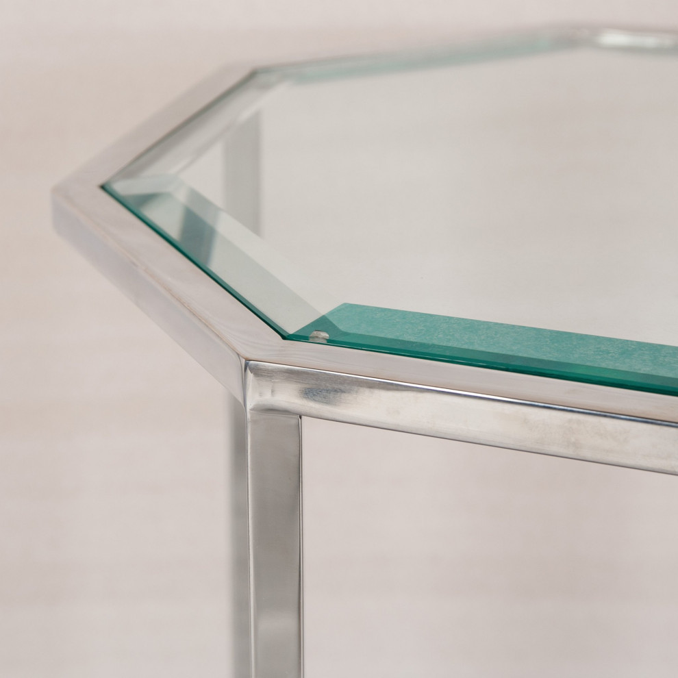 Alicia Hexagonal Accent Table   Contemporary   Side Tables And End Tables   by V.S.D Furniture  Houzz