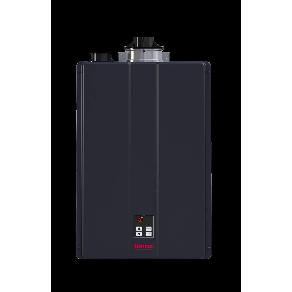 Rinnai 9 GPM Interior Commercial 160000 BTU Natural Gas Tankless Water Heater CU160iN