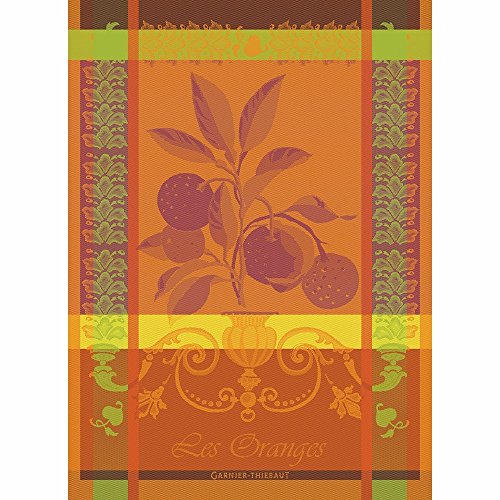 Garnier Torchon Les Oranges Sanguine Kitchen Towel 22x30