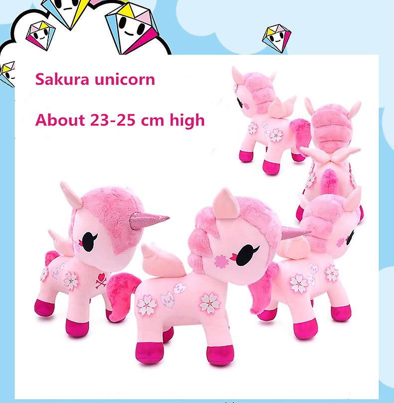 Cherry Unicorn Plush Toy Ornament Doll Little Girl's Birthday Gift