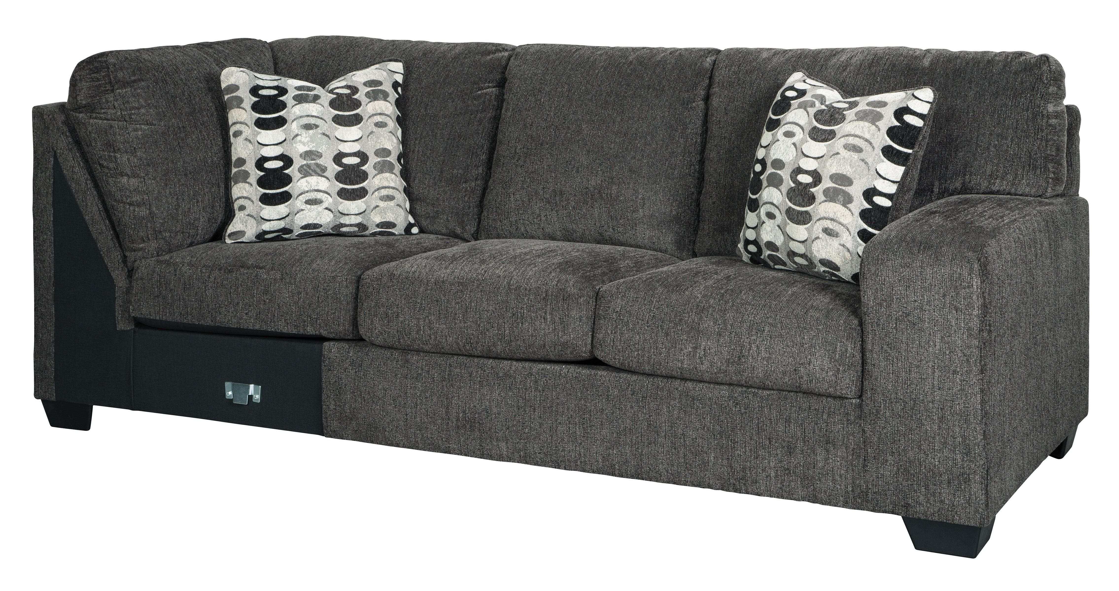 (Online Special Price) Ballinasloe Smoke 3pc Sectional w/ LAF Chaise