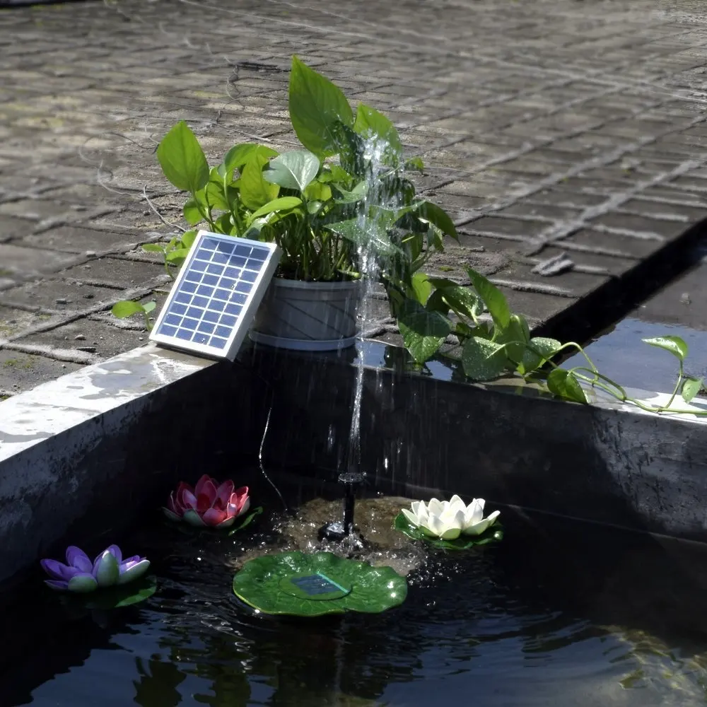 Outdoor Solar Powered Automatic Water Fountain Pump Garden supply Bird Bathtub Water fountain