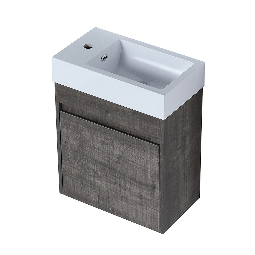 Bathroom Vanity For Small Bathroom With Single Sink Soft Close Doors