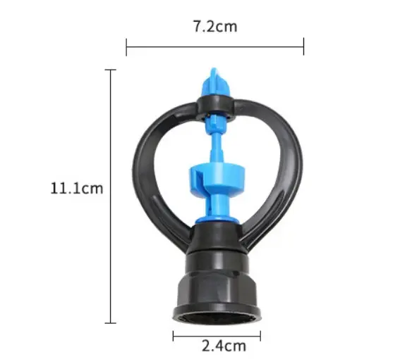 Garden Lawn Automatic Watering Spray Head 360 Degree Rotating   Thread Butterfly Sprinkler For Homeland Irrigation