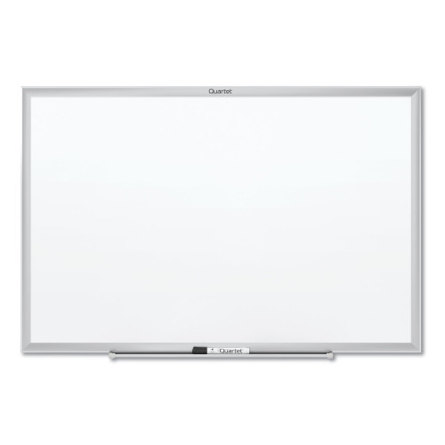 Quartet Classic Series Total Erase Dry Erase Board， 60 x 36， Silver Aluminum Frame (S535)