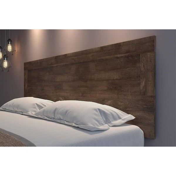 Midtown Concept Headboard Platform Bed Room Furniture MDF Wood Wall Mount Panel Headboard for King and Queen Bed - - 34844757