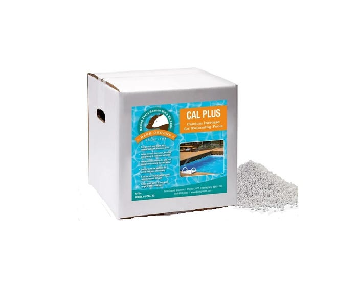 Bare Ground Cal Plus Calcium Increaser for Pools， 40 lb. Box