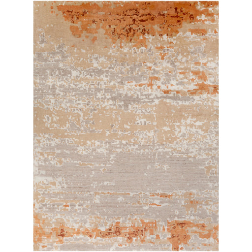 Ephemeral Viscose Burnt Orange Rug