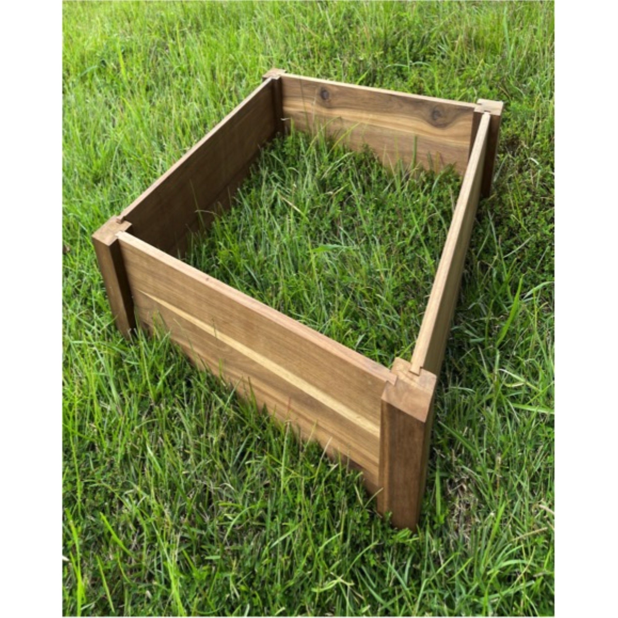 ThermA Planters 12 in. x 24 in. x 24 in. Thermo-Treated Premium Hardwood Vegetable Flower Garden Bed