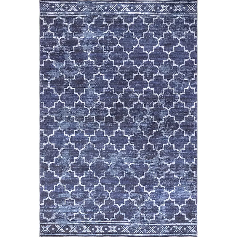 nuLOOM Maribel Geometric Machine Washable Indoor Outdoor Area Rug