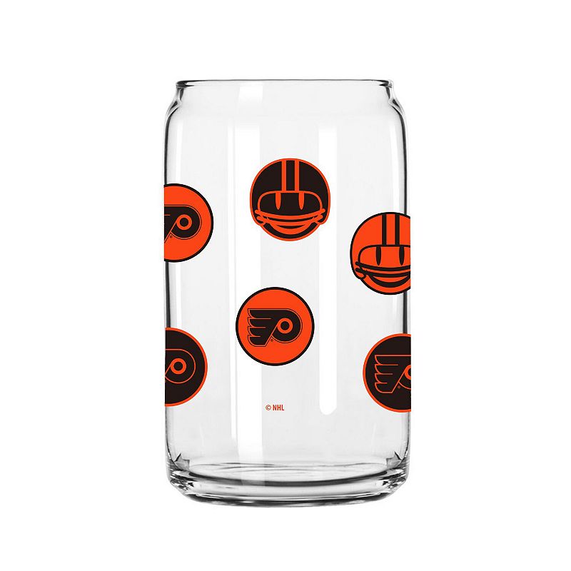 Philadelphia Flyers 16oz. Smiley Can Glass