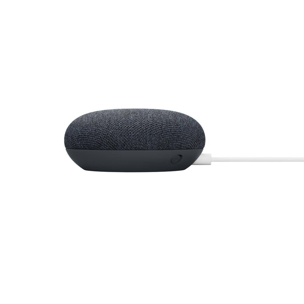 Google Nest Mini (2nd Gen) - Smart Home Speaker with Google Assistant in Charcoal (2-Pack) GA01952