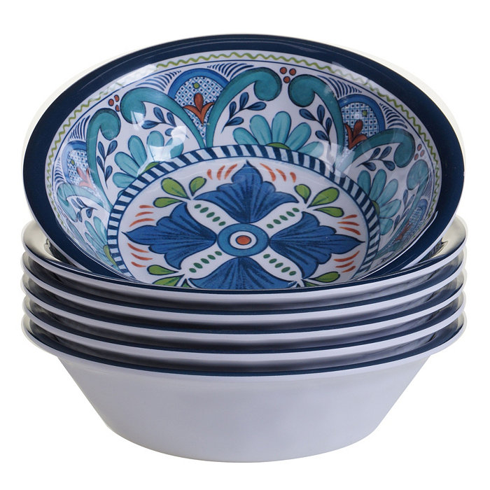 Certified International Talavera 6-Pc. Melamine All Purpose Bowl