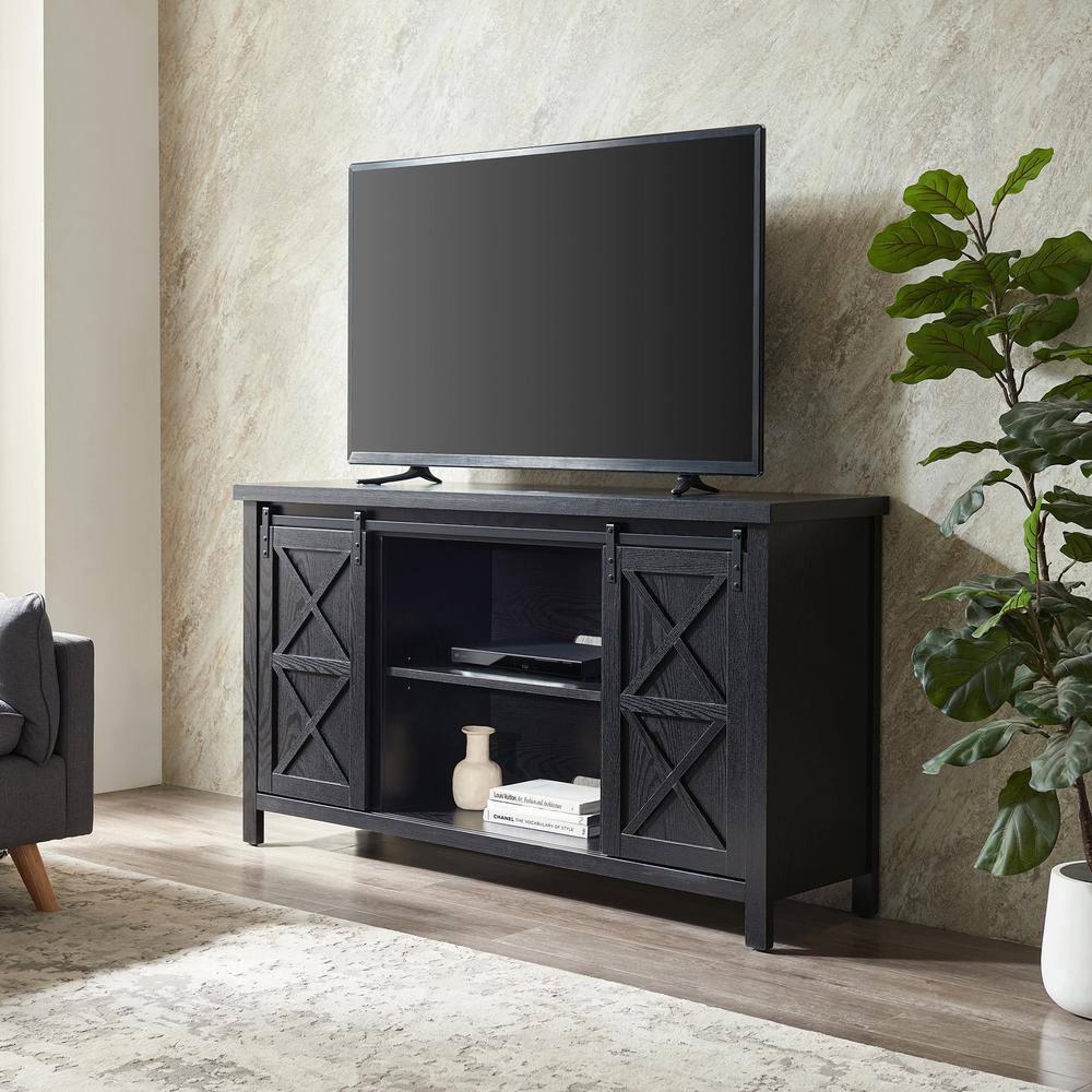 MeyerCross Elmwood 58 in. Black Grain TV Stand Fits TV's up to 65 in. TV1393