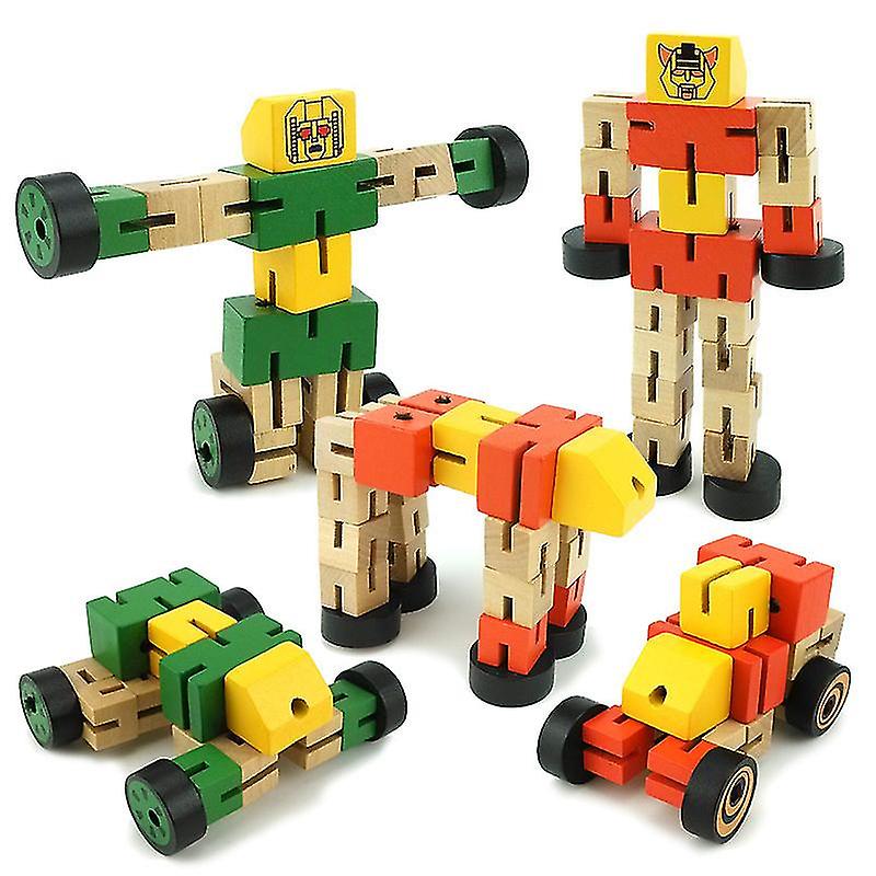 Kids Transformation Building Blocks Toys For Autobot Learning Intelligence Toy