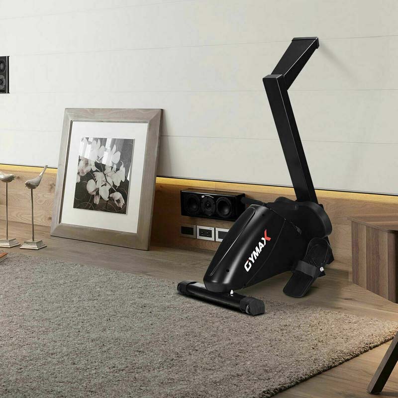 Folding Magnetic Rowing Machine with 10 Level Adjustable Resistance