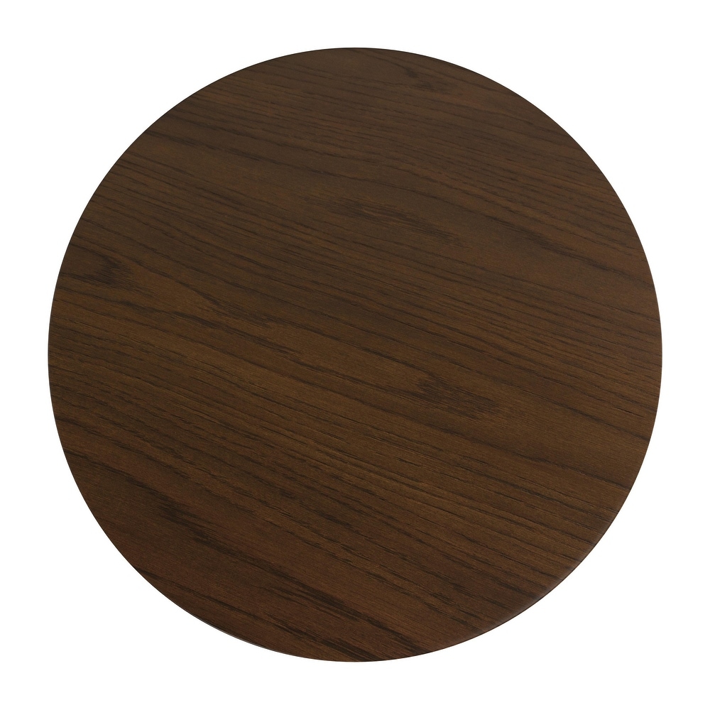 Hillsdale San Marino Round Wood Dining Table  Chestnut   42\