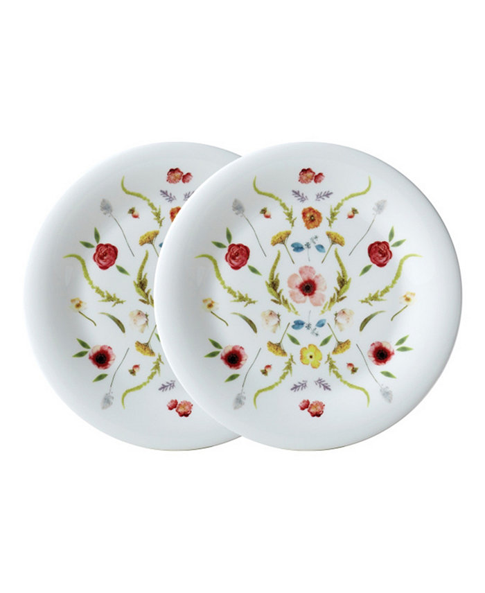 Twig New York Scandinavian Floral 8.5 Salad Plates - Set of 2