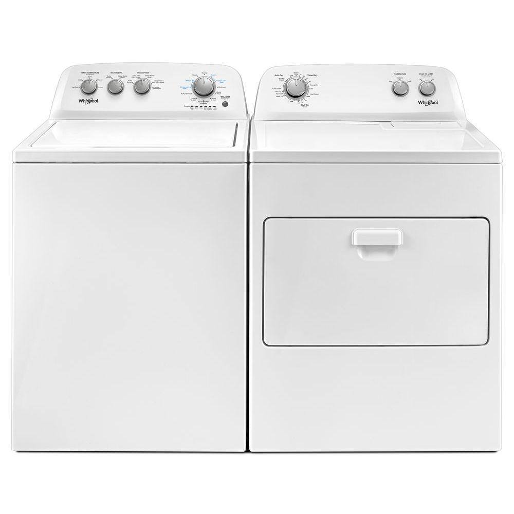 Whirlpool 7.0 cu. ft. 240-Volt White Electric Vented Dryer with AUTODRY Drying System WED4850HW