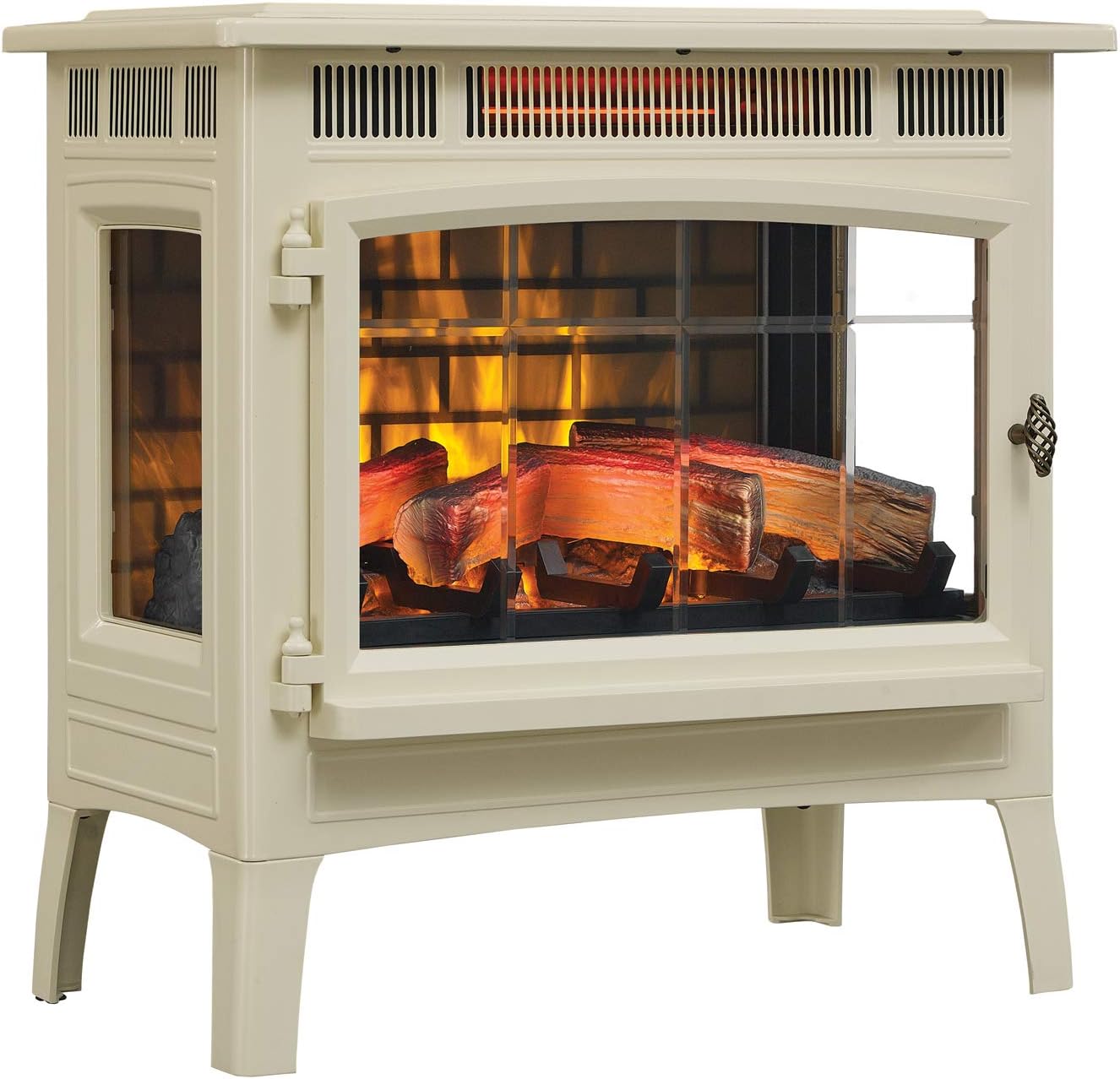 💝Last Day 70% Off✨ Electric Infrared Quartz Fireplace Stove with 3D Flame Effect