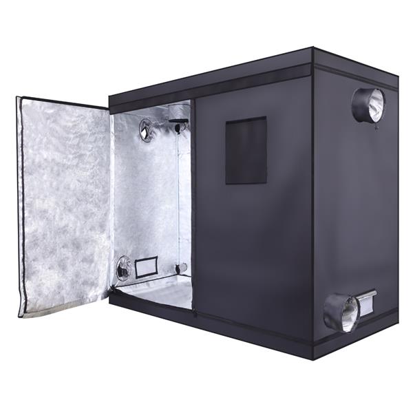 LY-240*120*200cm Home Use Dismountable Hydroponic Plant Grow Tent with Window Black