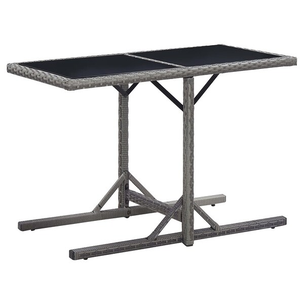 vidaXL Patio Table Anthracite 43.3