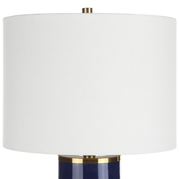 Royal Blue Ceramic Table Lamp - 15