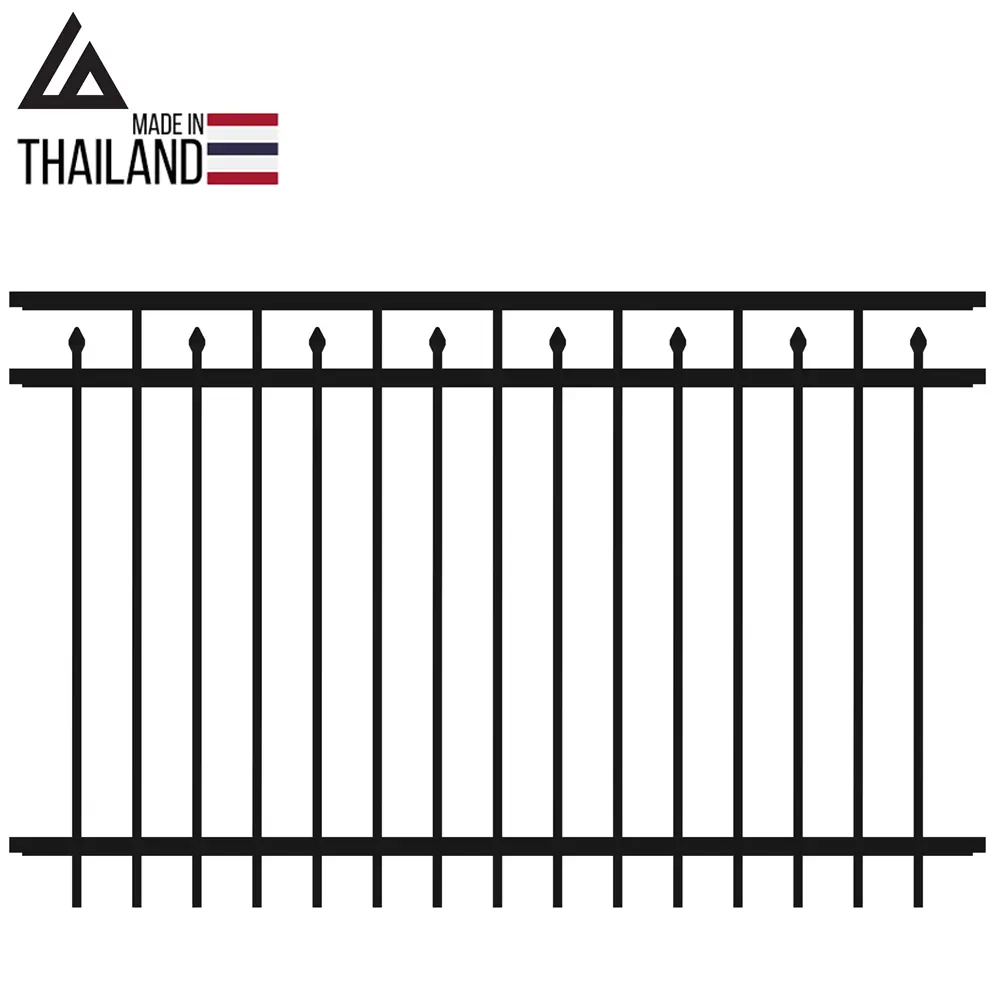 MADE IN THAILAND AND VIETNAM Factory supply vertical flush bottom aluminum fence post