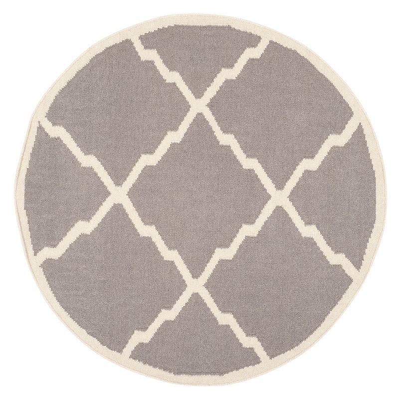 Safavieh Dhurries Jagged Diamond Handwoven Flatweave Wool Rug