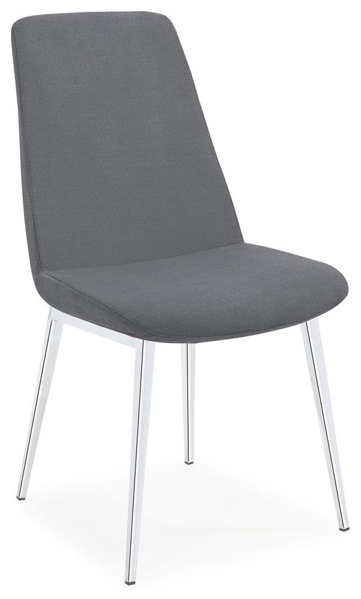 Athena Dining Chair Fabric GREY   Midcentury   Dining Chairs   by GwG Outlet  Houzz