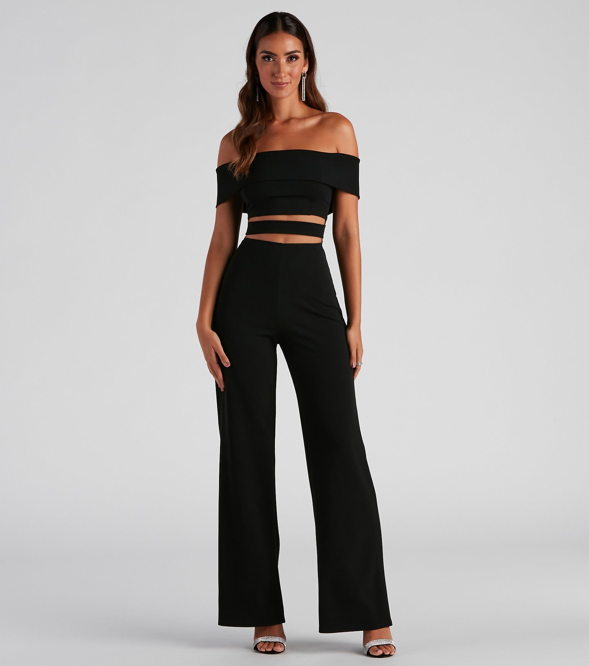 Elevated Style Off-The-Shoulder Jumpsuit