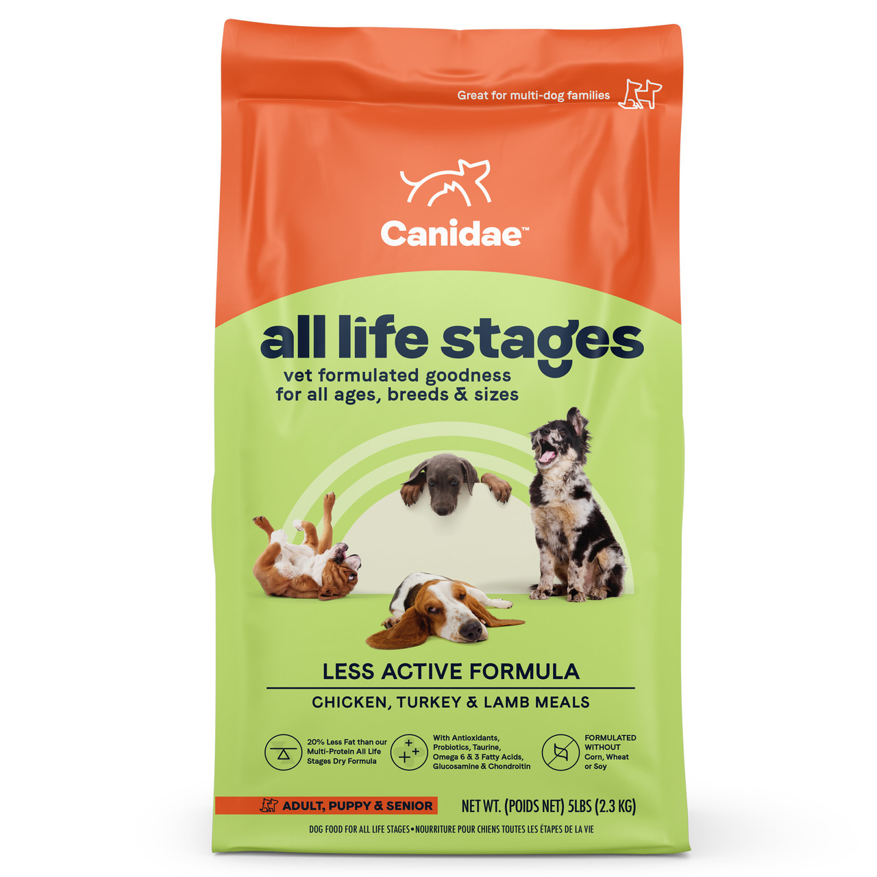 Canidae All Life Stages Less Active Senior Dry Dog Food