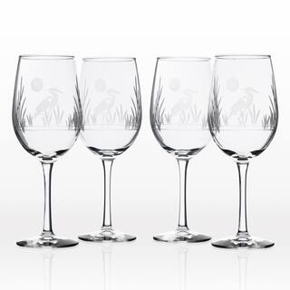 Rolf Glass Heron 12 oz. White Wine Glass (Set of 4) 219424-S4