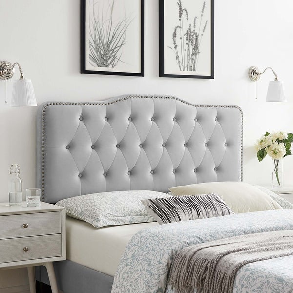 Sophia Tufted Performance Velvet Twin Headboard - - 34149327