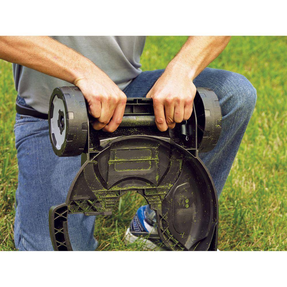 BLACK+DECKER Removable Wheeled Deck for 12 in. Electric Straight Shaft Single Line 3-in-1 String Grass TrimmerLawn EdgerPush Mower MTD100