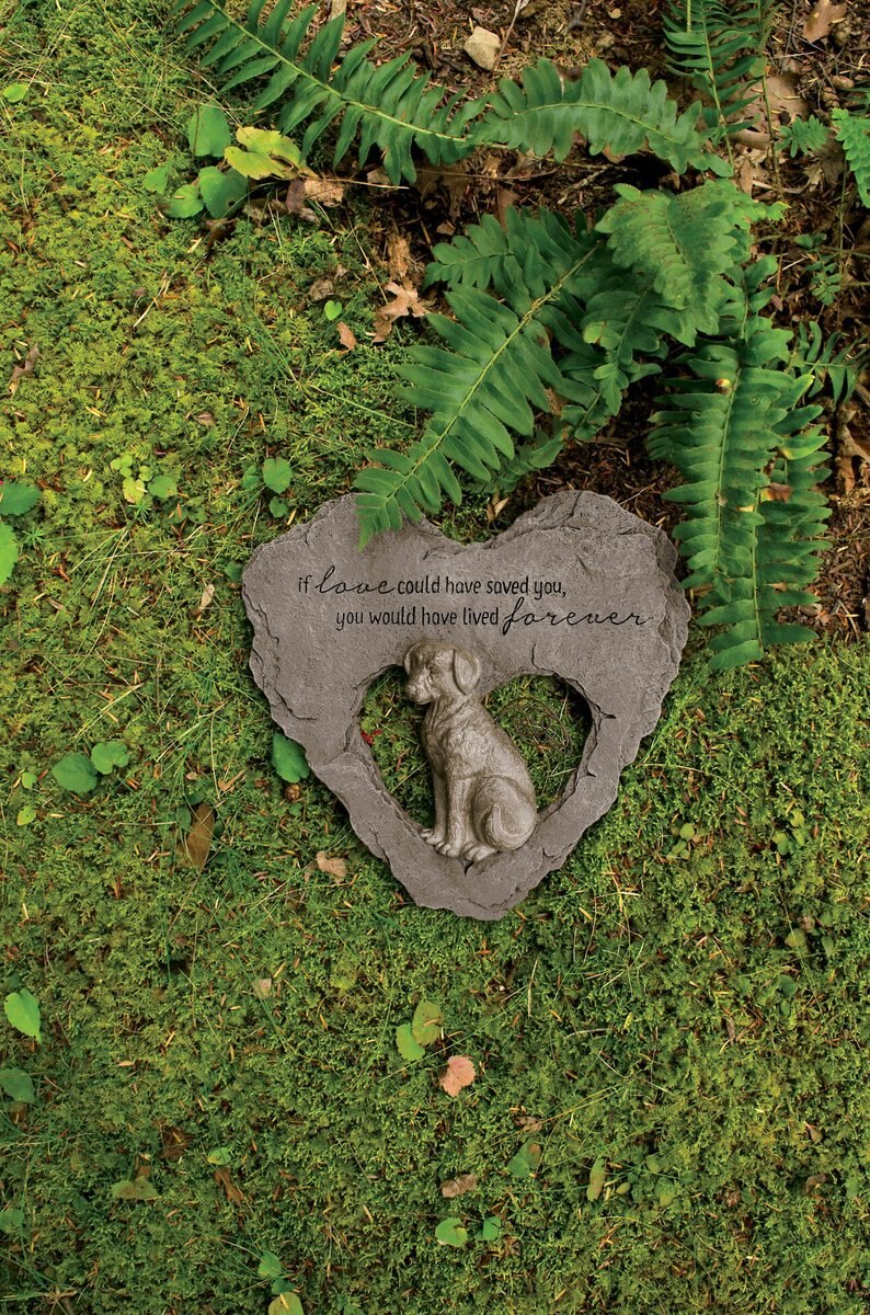 Carson Industries Forever Dog Memorial Garden Stone