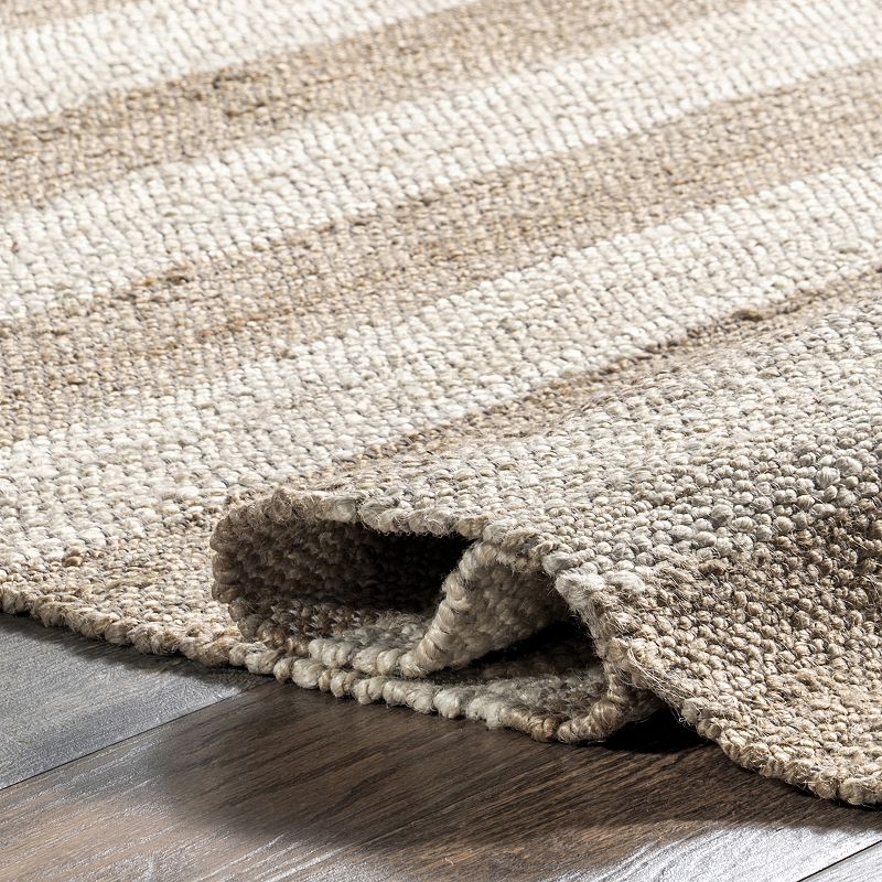 nuLOOM Alisia Stripes Jute Blend Rug