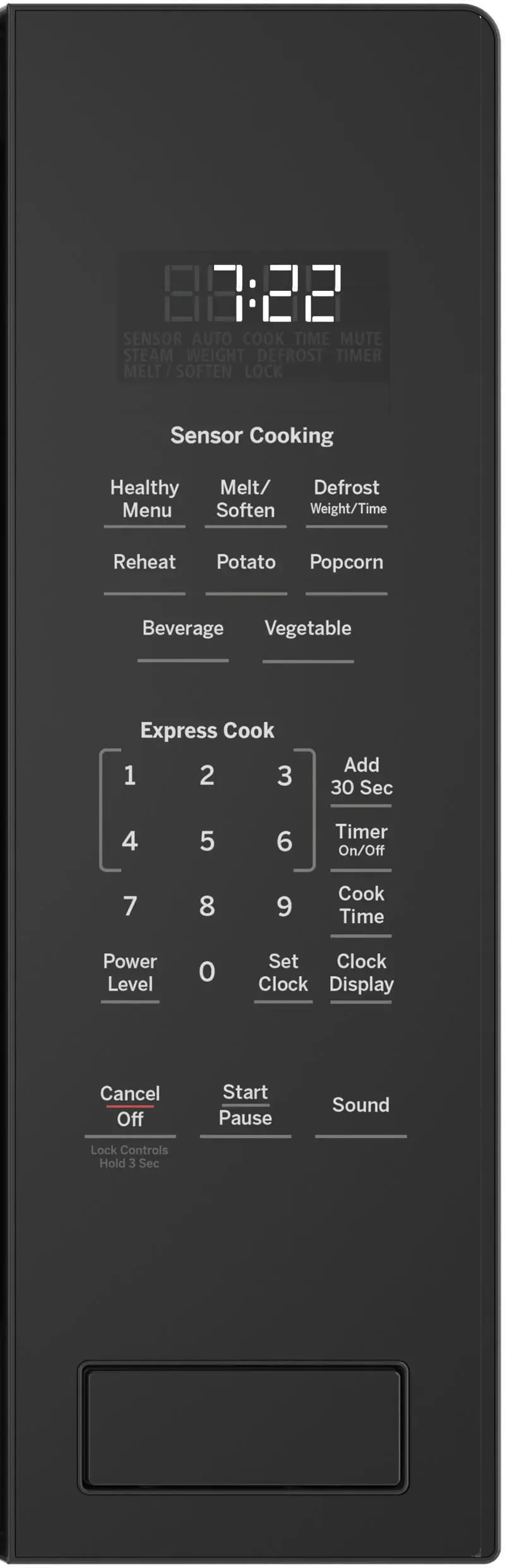 GE Profile Countertop Microwave - 2.2 Cu. Ft. Black