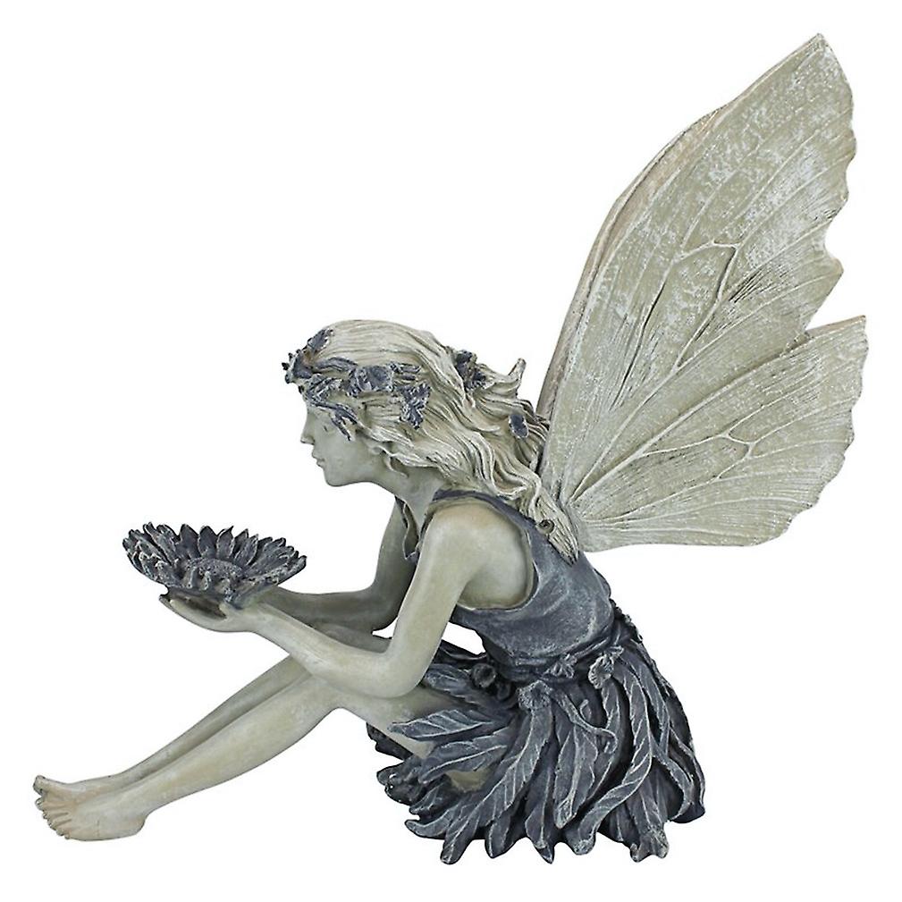 Sitting Fairy Garden Statues Sculptures Outdoor Ornament Crafts