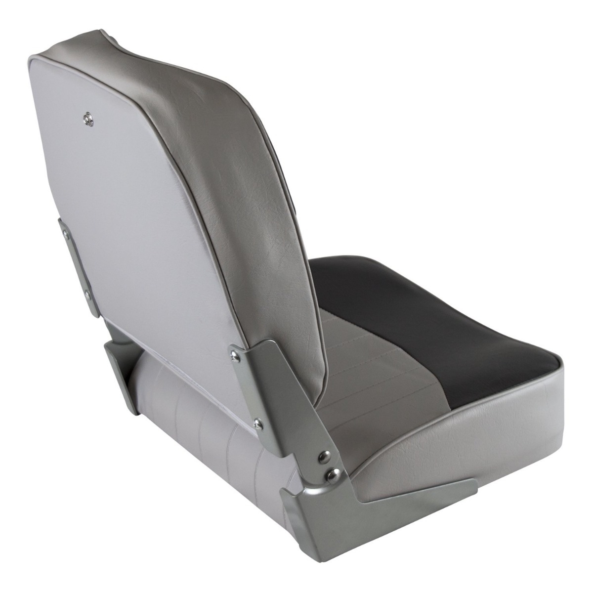 WISE 8WD734PLS Low Back Padded Boat Seat - Gray/Navy