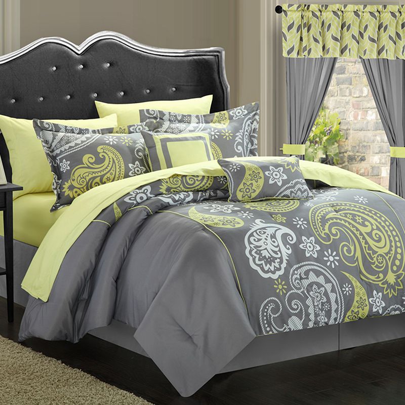 Chic Home Olivia 20-piece Paisley Print Reversible Bed Set