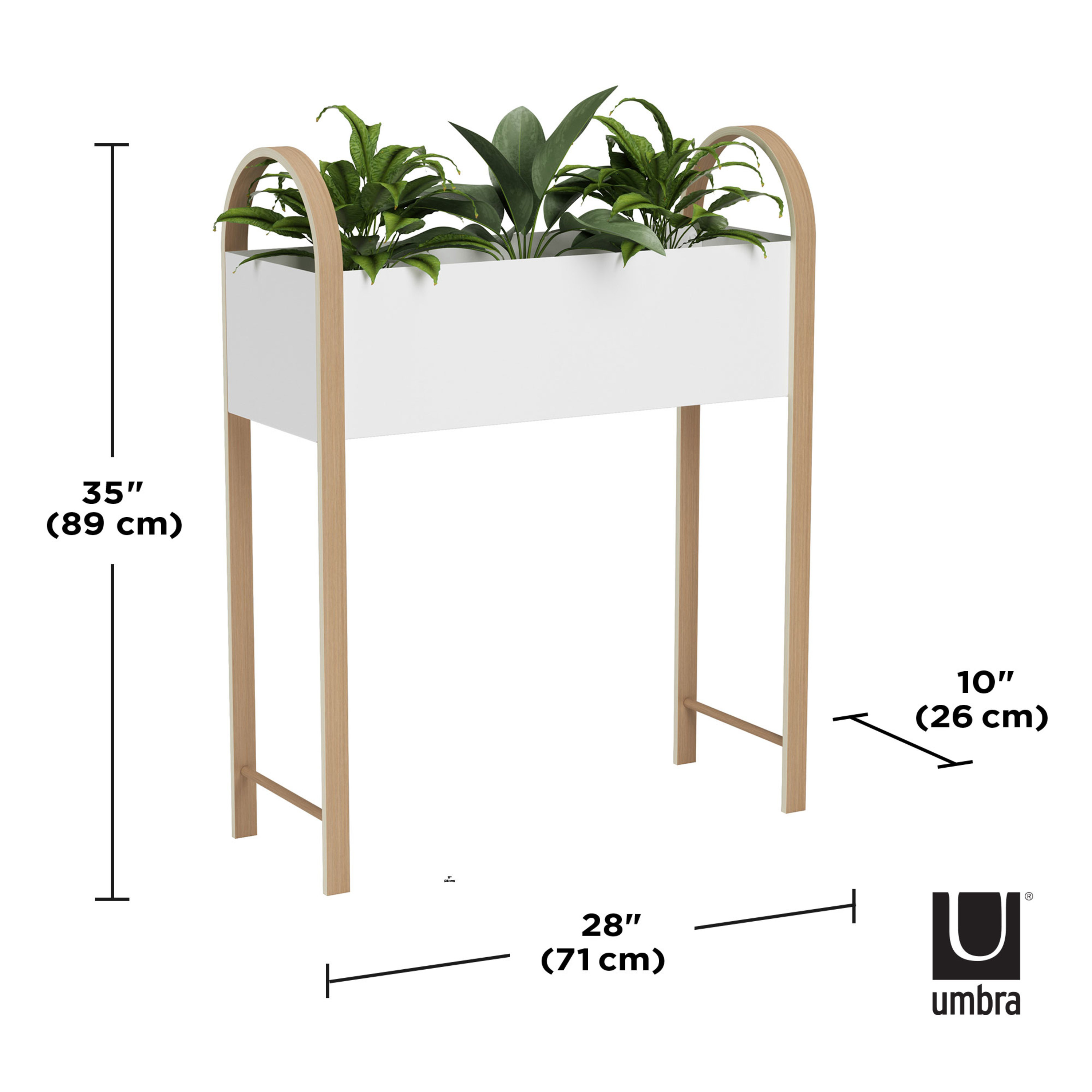 Umbra Bellwood Elevated Garden Bed amp Storage Box