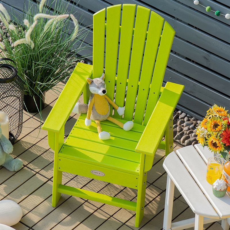 Patio Kids' Adirondack Chair with Ergonomic Backrest