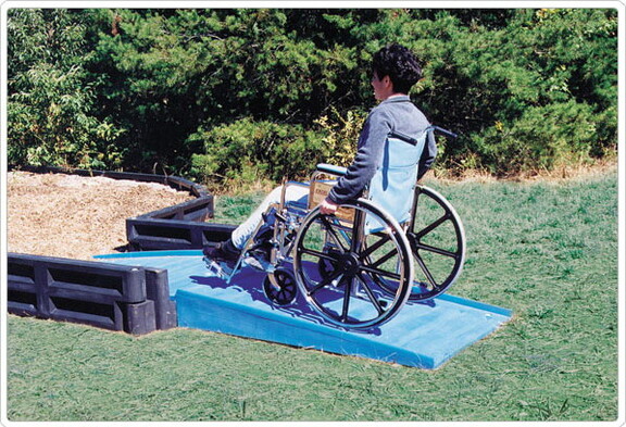 SportsPlay 902 503B ADA Ramp Blue